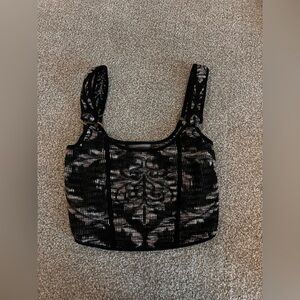 vintage anthro crop top